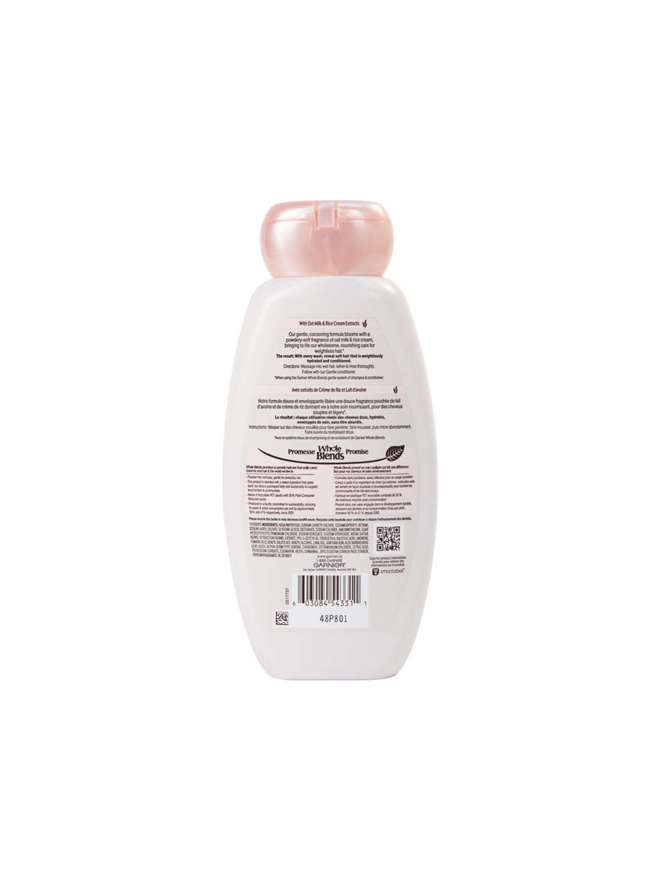 garnier shampoo whole blends oat delicacy gentle shampoo 370 ml 603084543311 t2